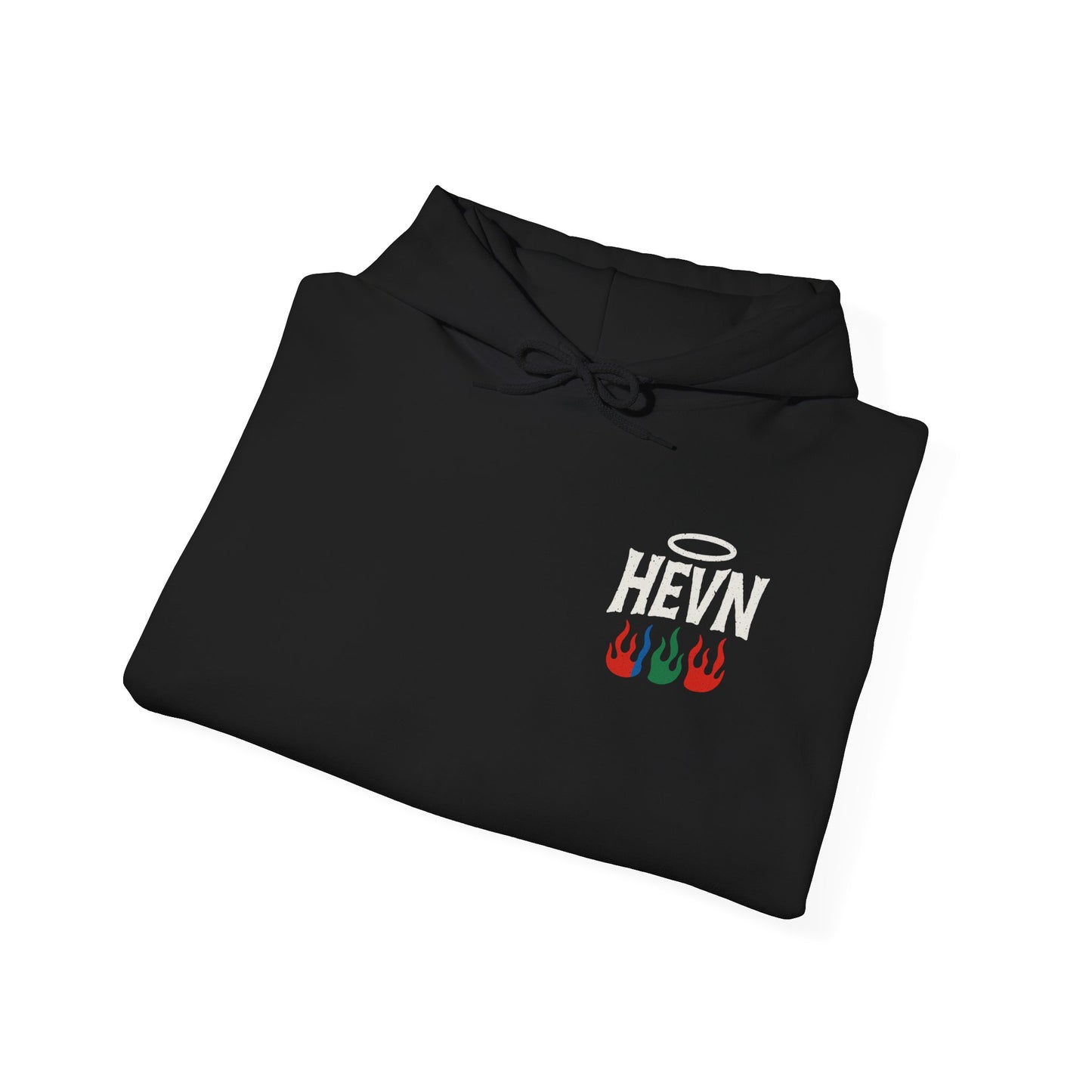 HEVN Halo Flames Hooded Sweatshirt - Stylish Unisex