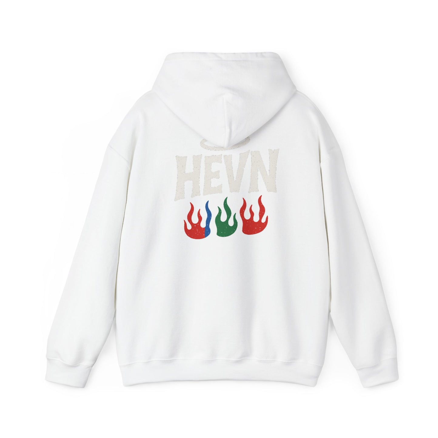 HEVN Halo Flames Hooded Sweatshirt - Stylish Unisex